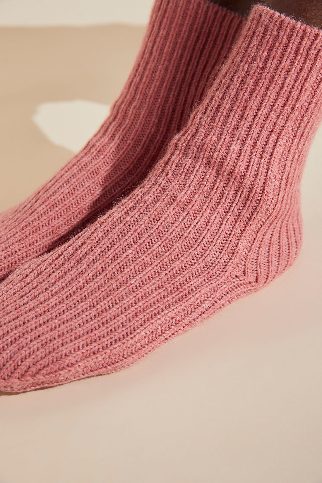 Cozy Ribbed Sock - La Rosa